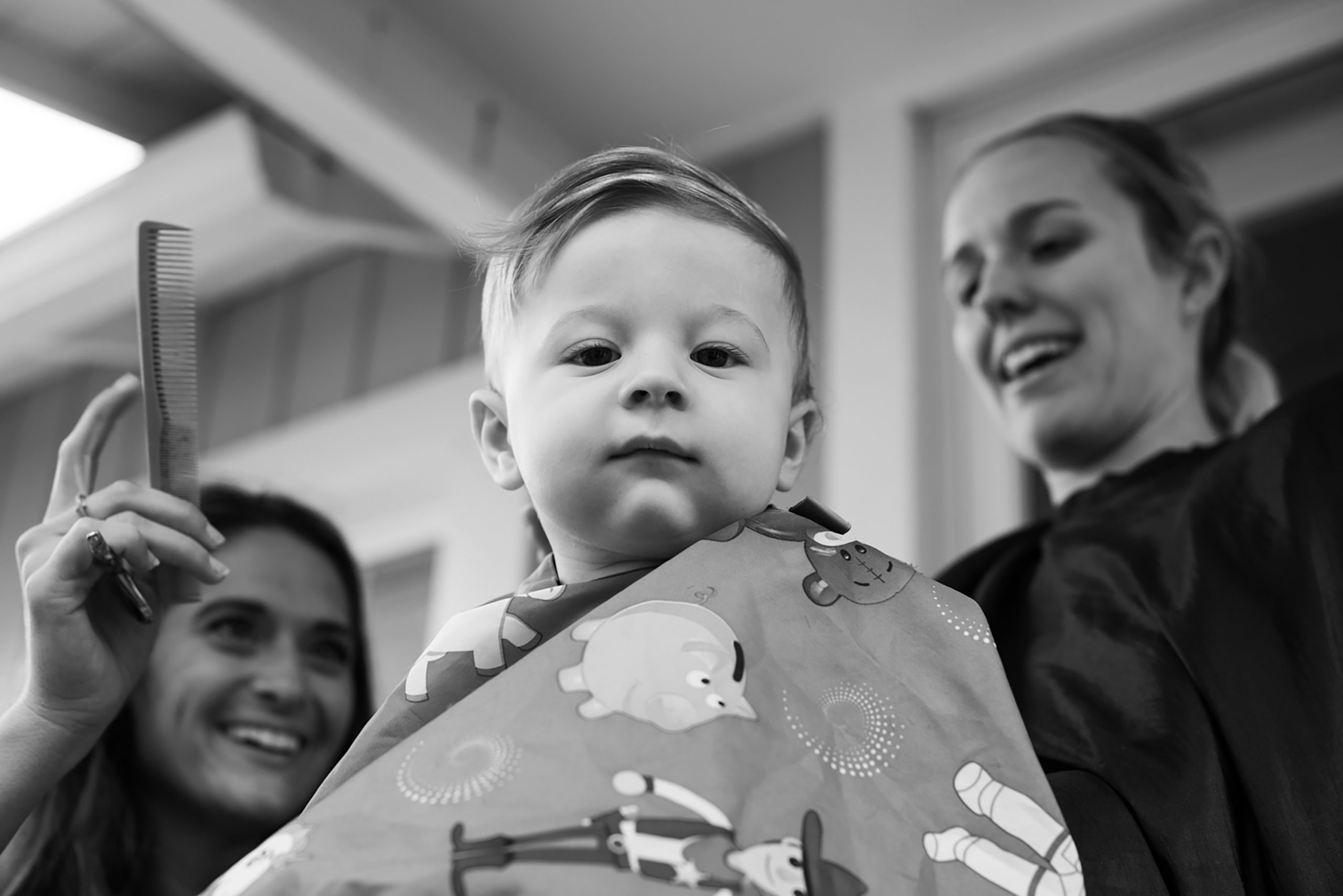 Bradley’s First haircut