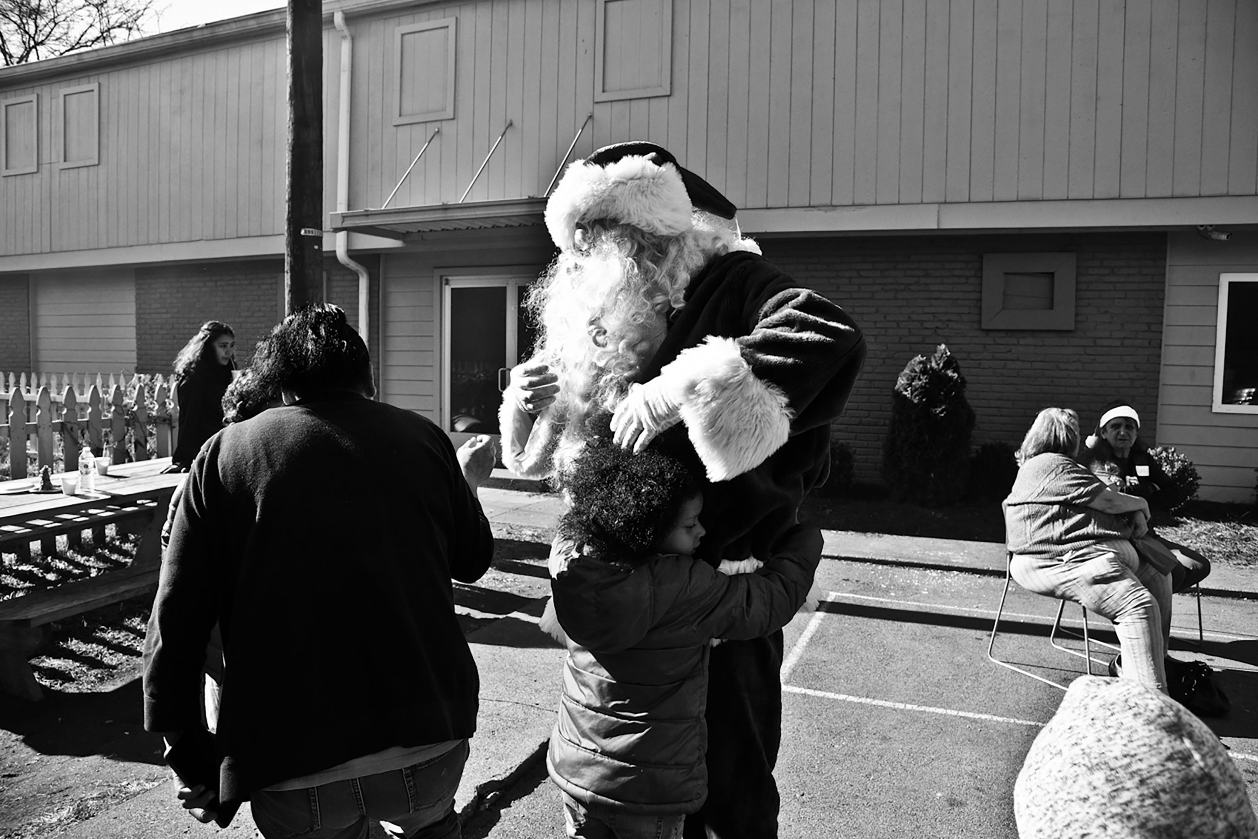 A Girl Meets Santa